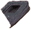 Carved calligraphy inkstone with dark ink well