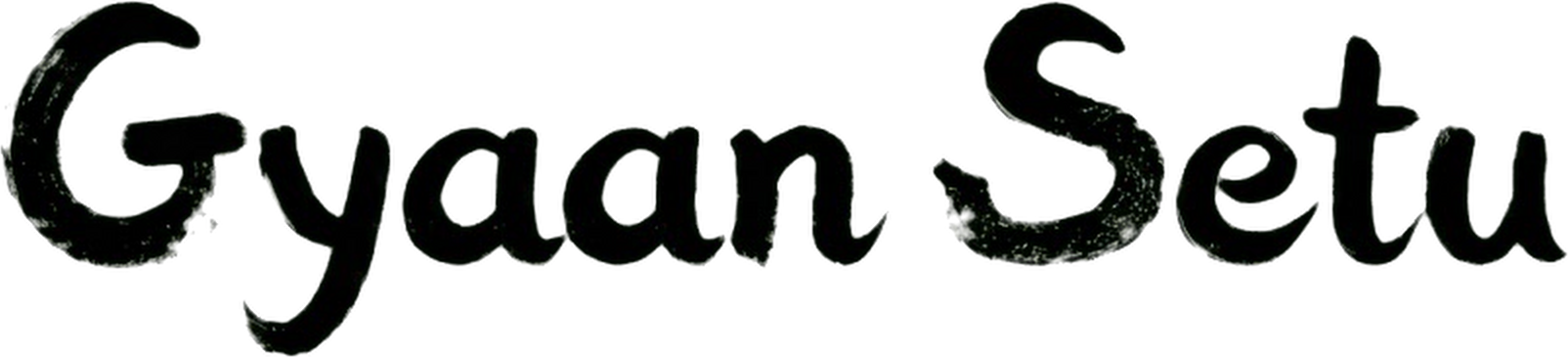 Gyaan Setu brush calligraphy title